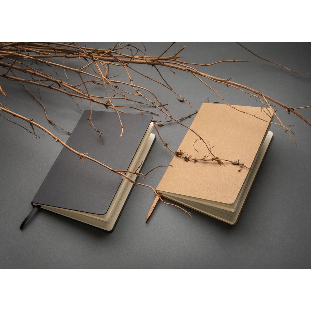 A5 Hardcover Notizbuch - schwarz-3