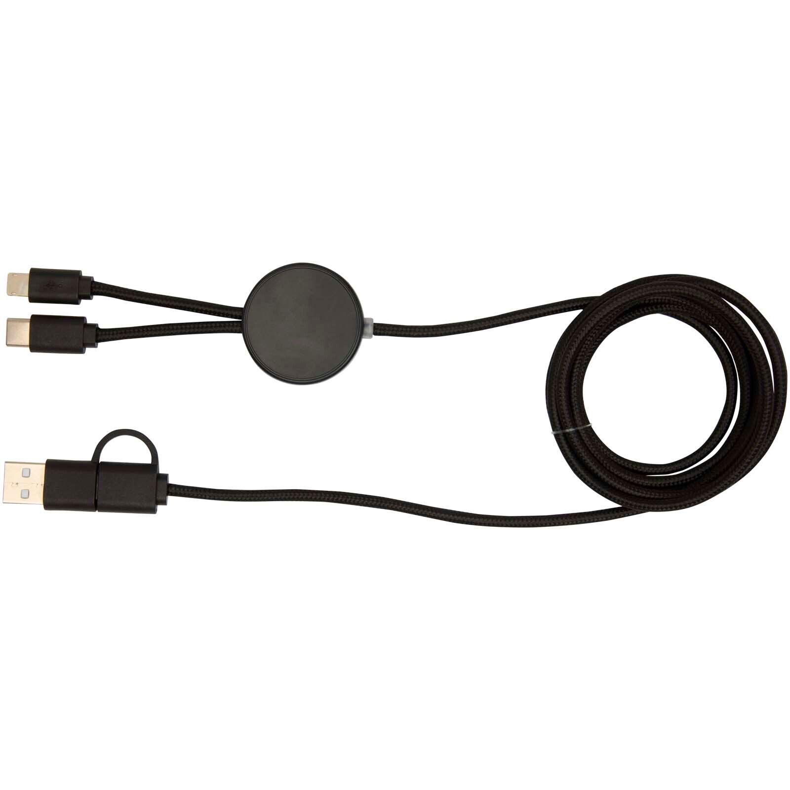 Citala 150 cm 5-in-1 Kabel aus recyceltem Kunststoff für Datenübertragung und 27W Schnellladung - schwarz-129