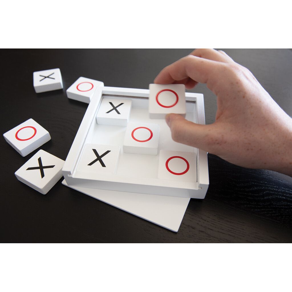 Deluxe Tic Tac Toe Spiel - weiß-252