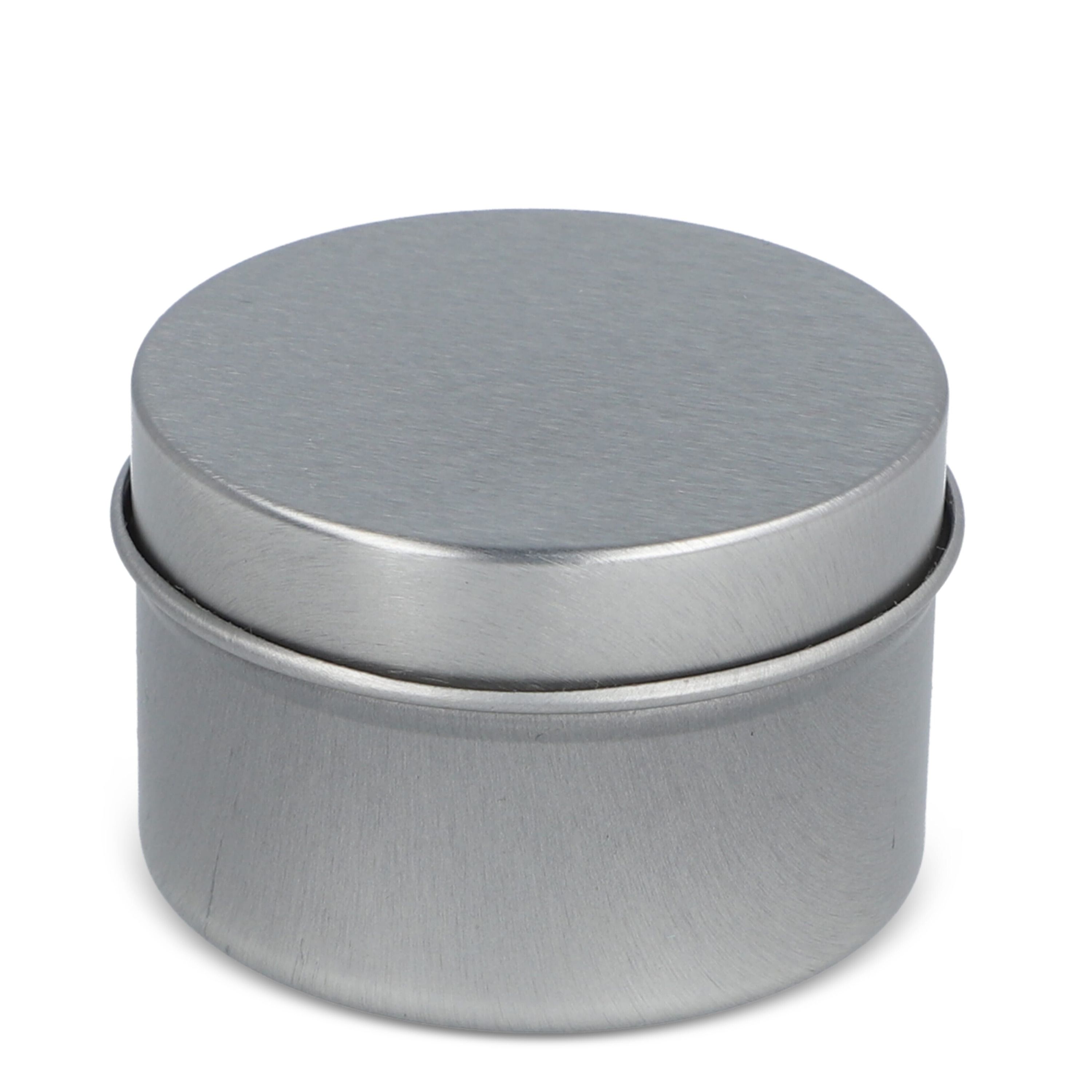 Dhyana-Duftkerze auf Pflanzenbasis in recycelter Dose - silber-786