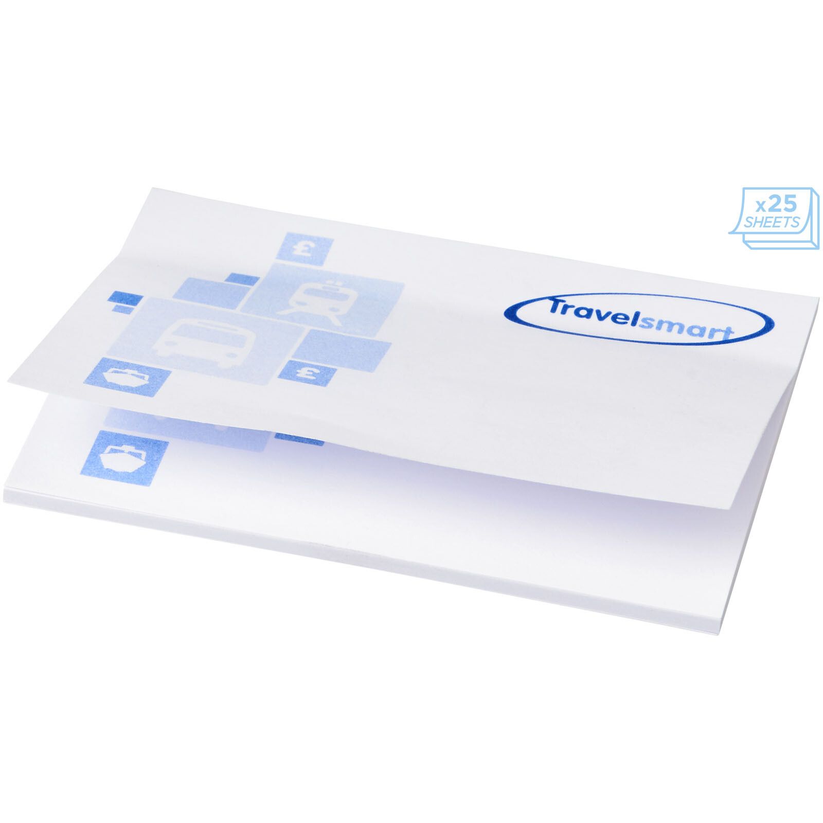 Sticky-Mate Haftnotizen 100 x 75 mm - weiss-586