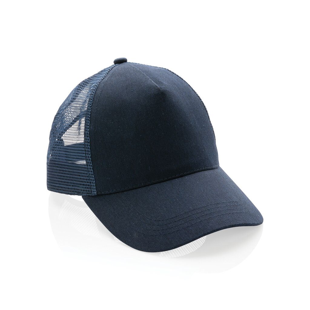 Impact AWARE™ 190gr Brushed rCotton 5 Panel Trucker-Cap - navy blau-941