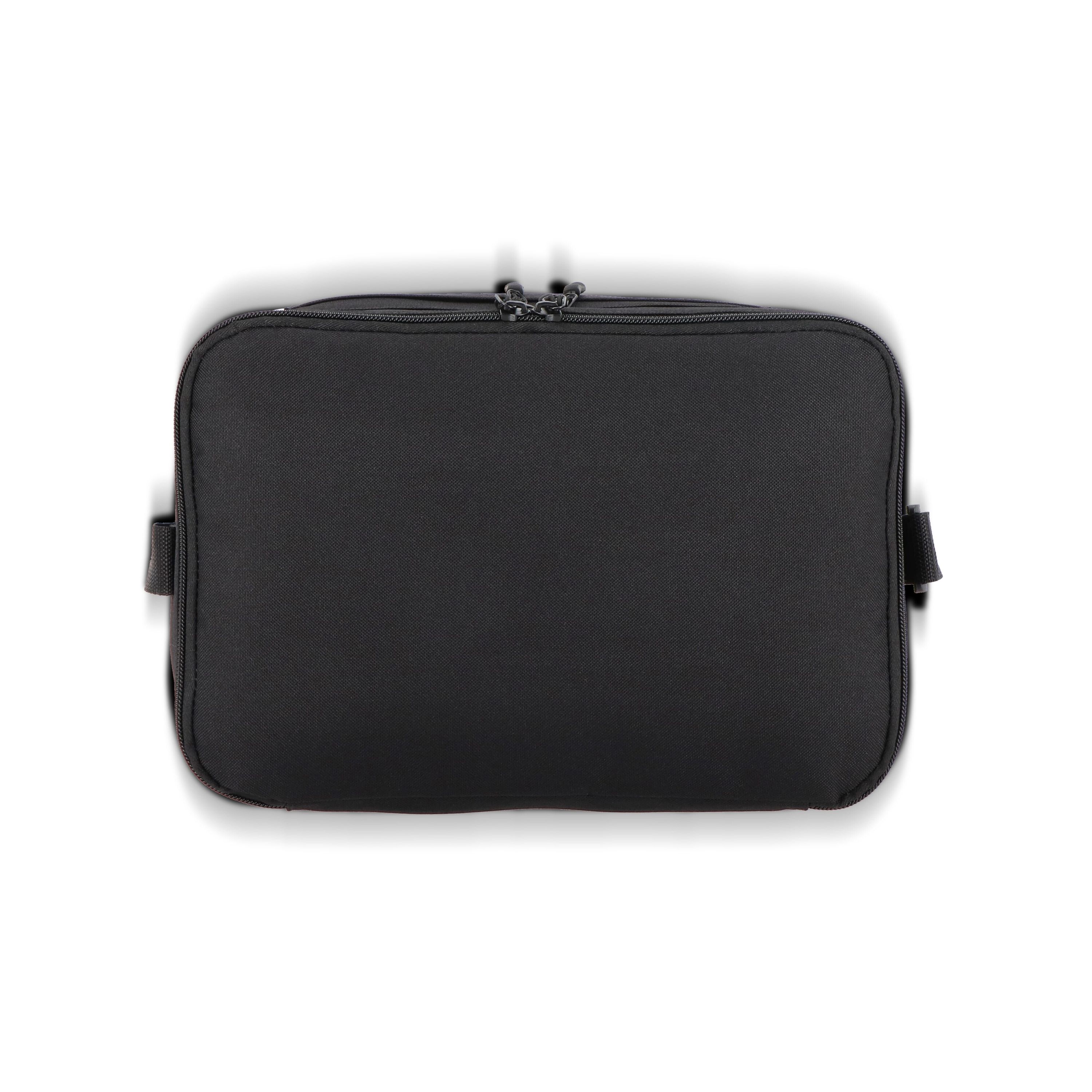 R-PET 600D Kühlbeutel mit zwei Fächern 30 x 20 x 25 cm 12 l - schwarz-896