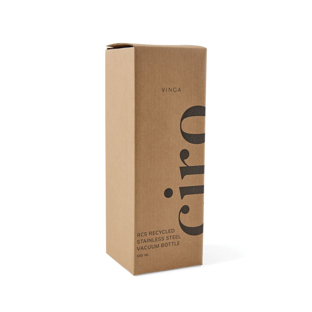 VINGA Ciro RCS recycelte Vakuumflasche 580ml - grau-594