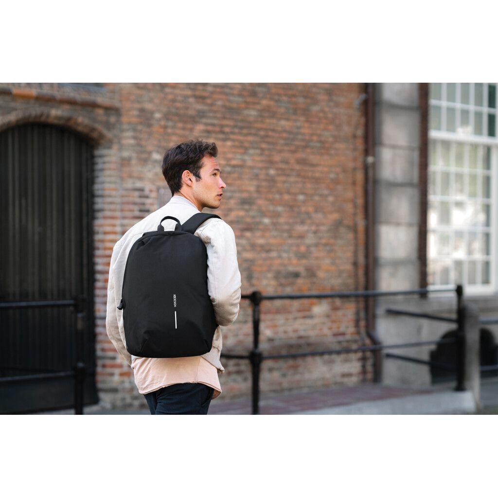 Bobby Soft, Anti-Diebstahl-Rucksack - schwarz-417