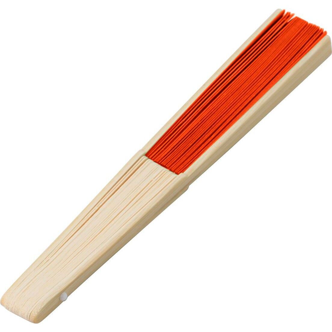 Handfächer aus Bambus Elio - orange-819