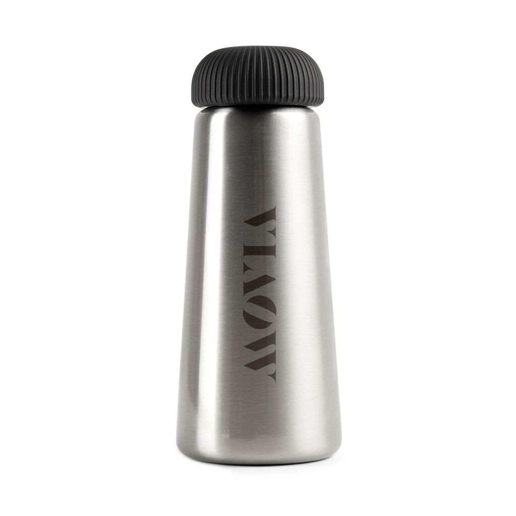 VINGA Erie 450ml Vakuumflasche aus RCS recyceltem Stahl - silber-596