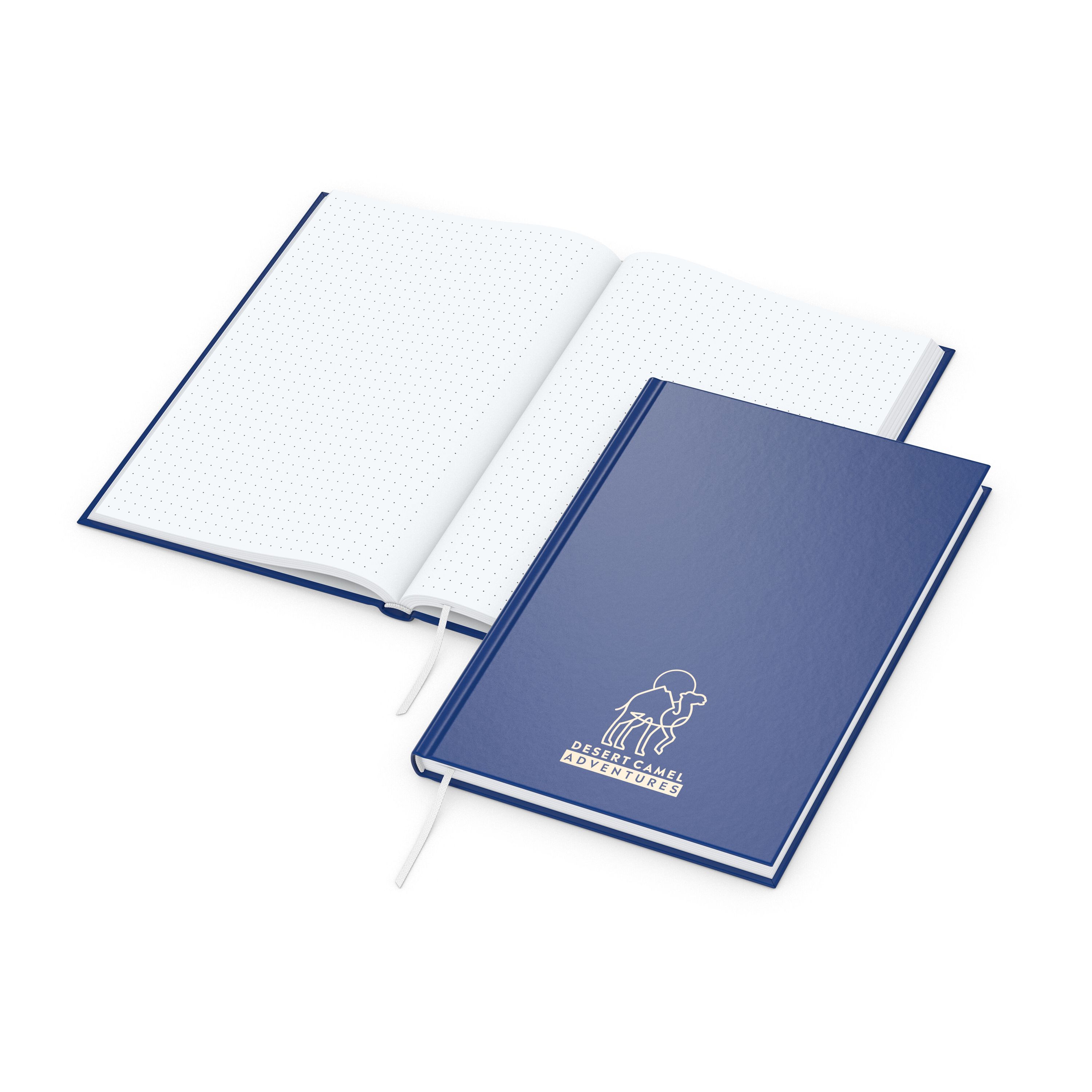 Notizbuch Note-Book, A5, Punktraster, dunkelblau-834