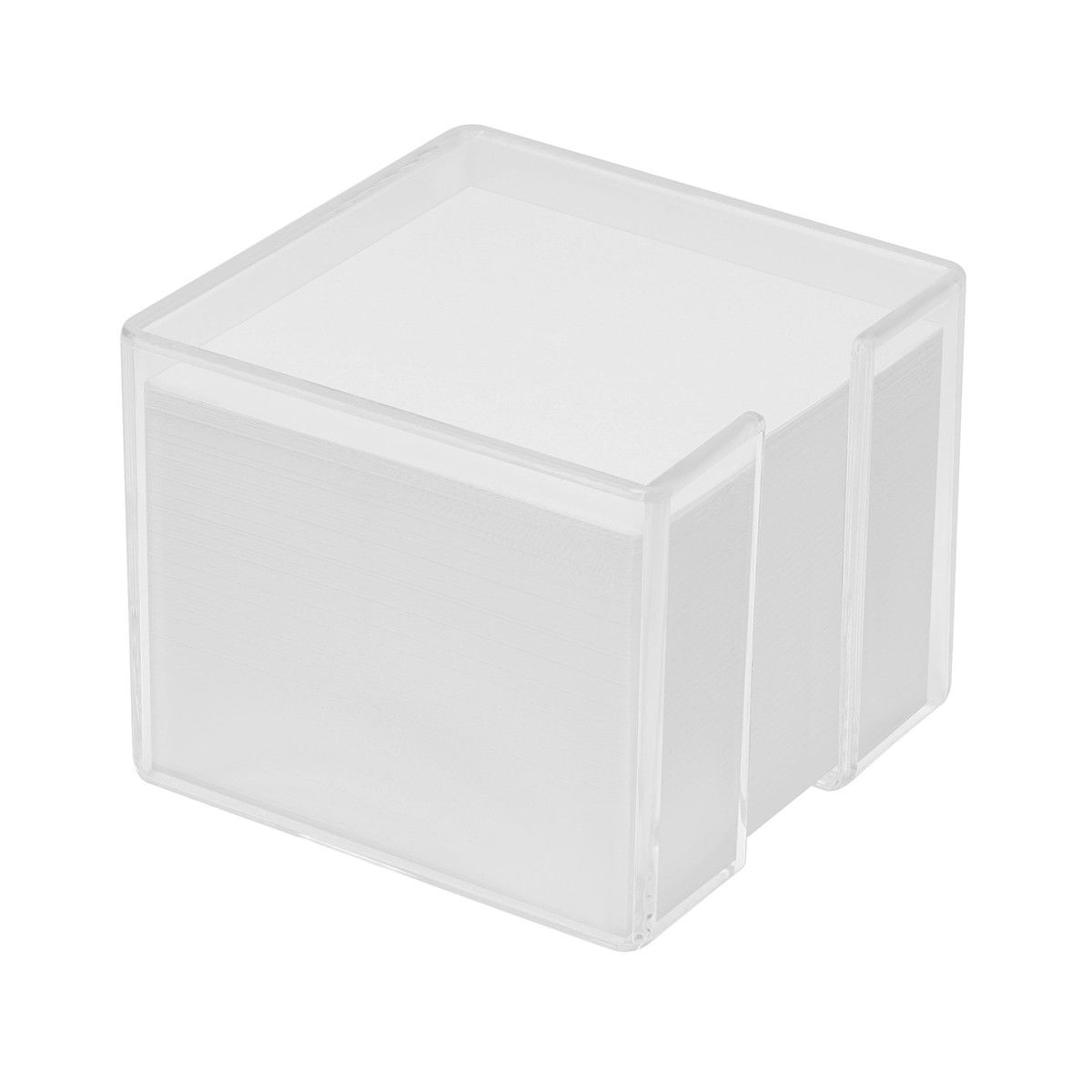 Zettelbox, dickwandig Omikron - glasklar-75