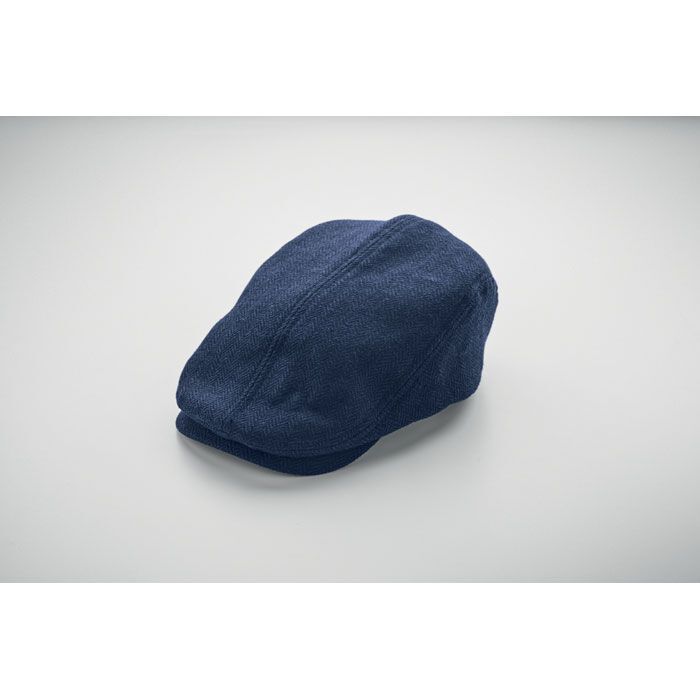 Newsboy-Kappe 335 g/m² BLIND PEAK - blau-239