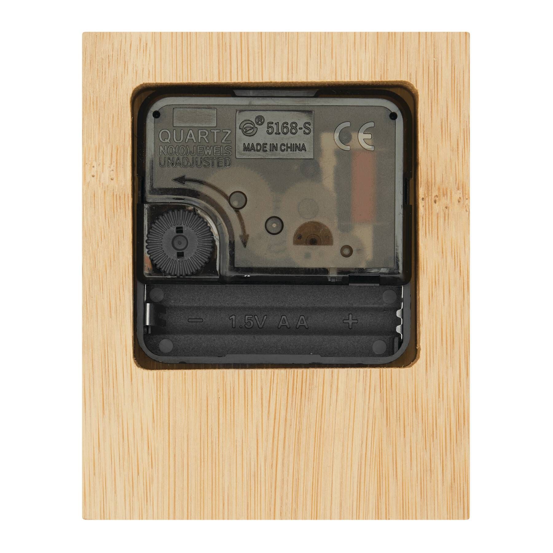 Tischuhr EXPRESSION - braun-282