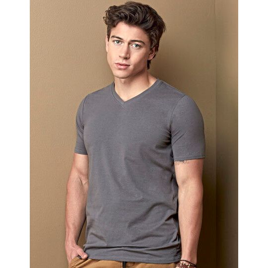 Stretch-T V-Neck - white-383