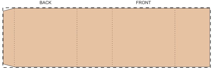 Veredelungsposition Maßgefertigte Kraft-Papierbanderole