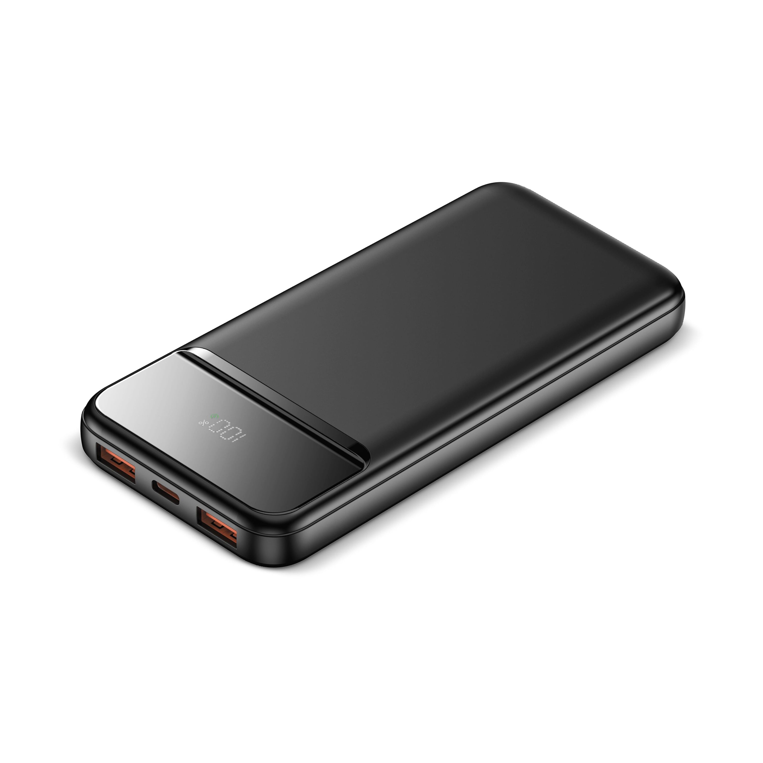 Nolu Powerbank mit LED-Anzeige 10.000 mAh - schwarz-787