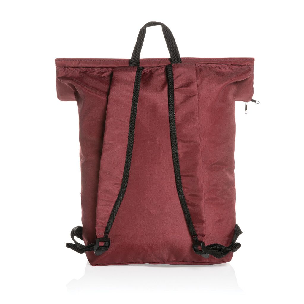 Dillon AWARE™ RPET faltbarer Lightweight-Rucksack - rot-995