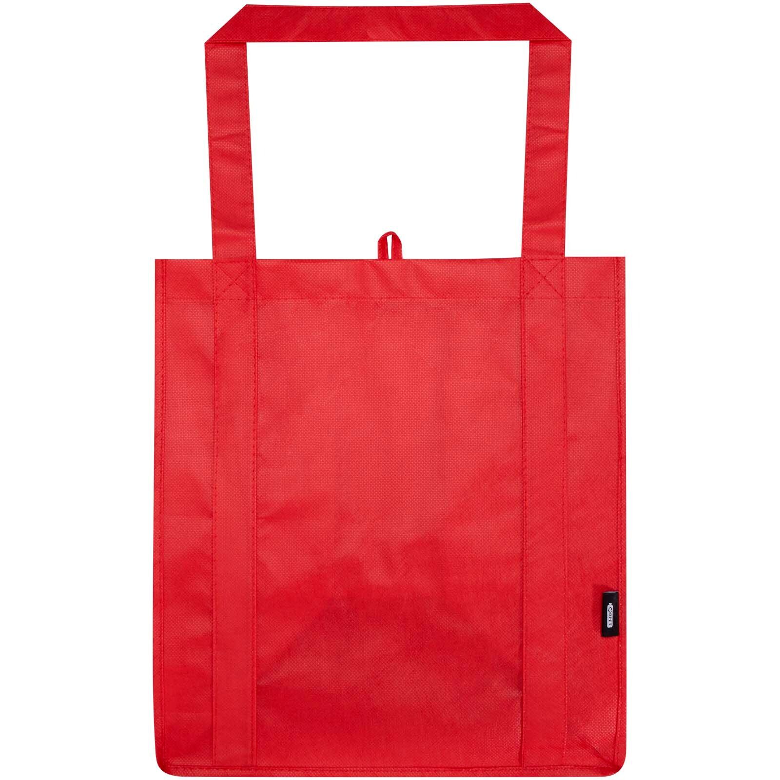 Liberty Tragetasche mit hartem Boden aus recyceltem GRS Non Woven 6 L - rot-394