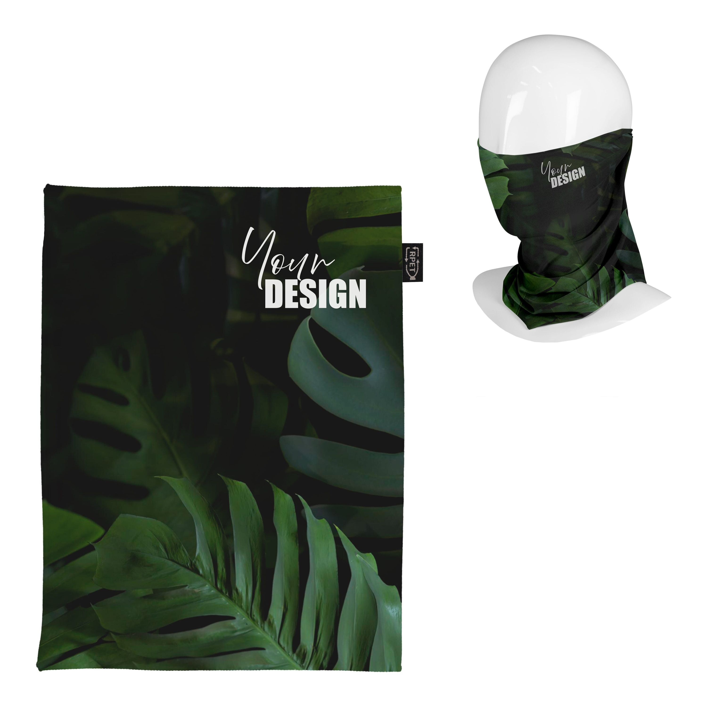 R-Pet Schlauchschal Sublimation - weiss-33