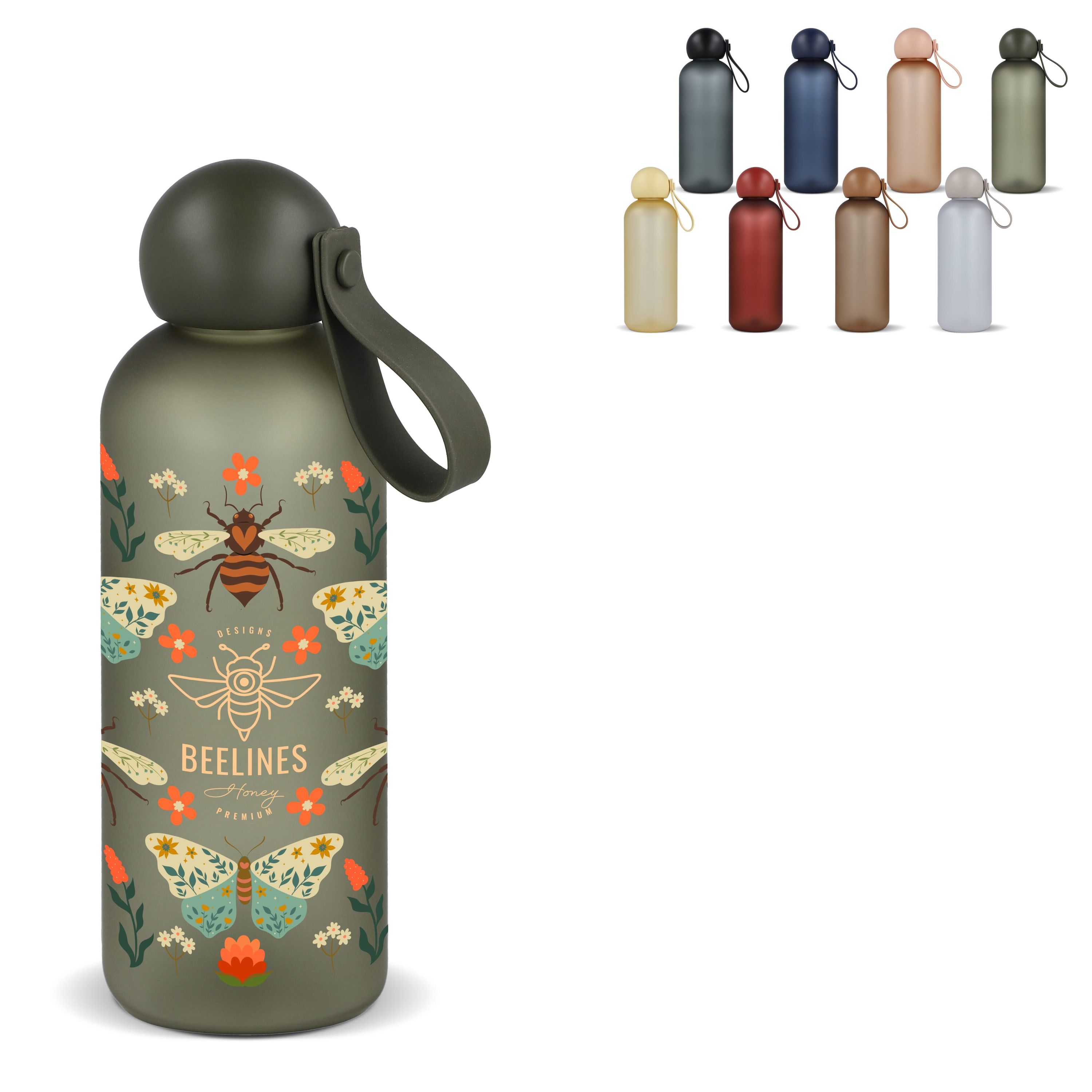 Sagaform Tom Wasserflasche 650 ml - dunkelgrün-579