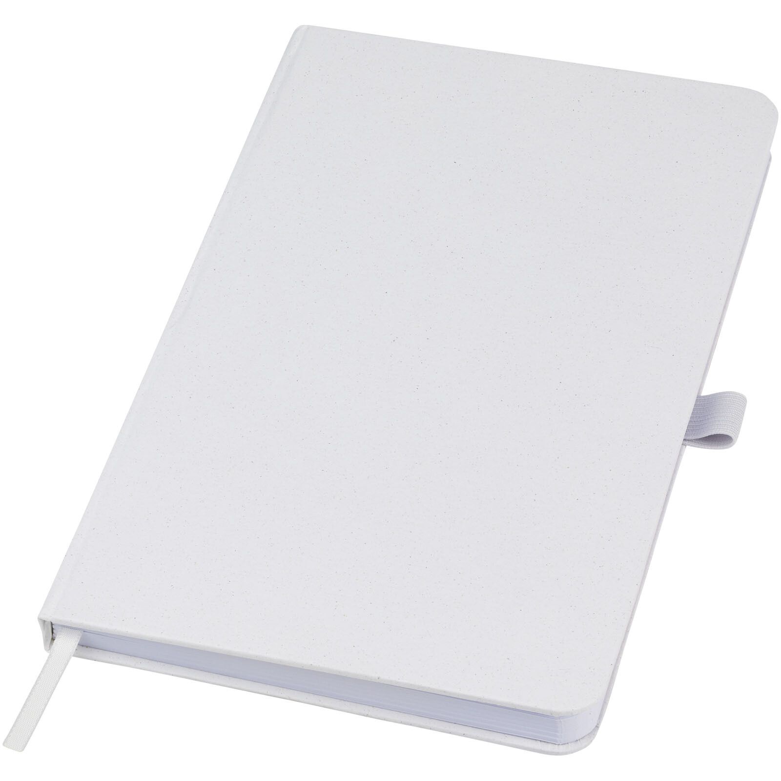 Fabianna Hardcover Notizbuch aus Crush-Papier - weiss-987