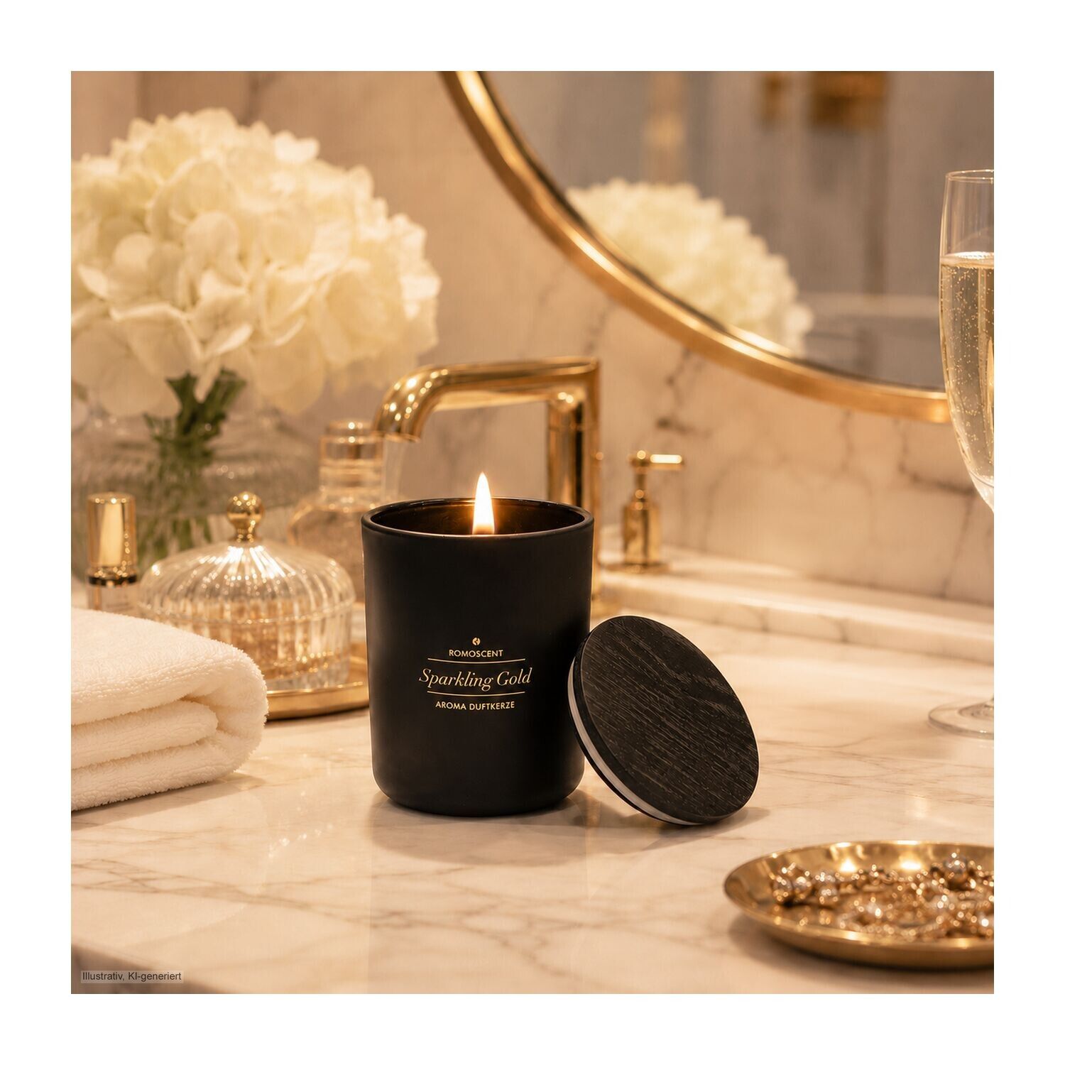 Geschenkset Schwarz-Goldene Momente-289