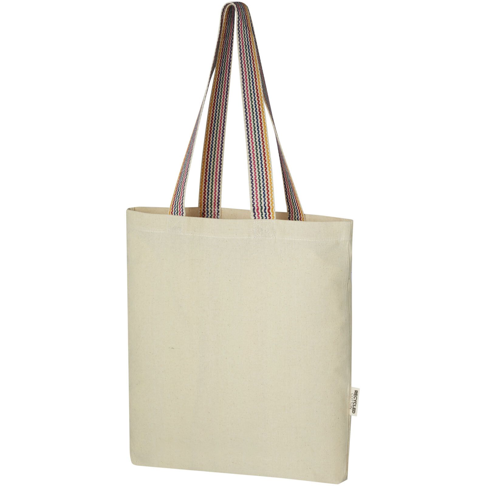 Rainbow 180 g/m² recycelte Tragetasche 5L - natur-272