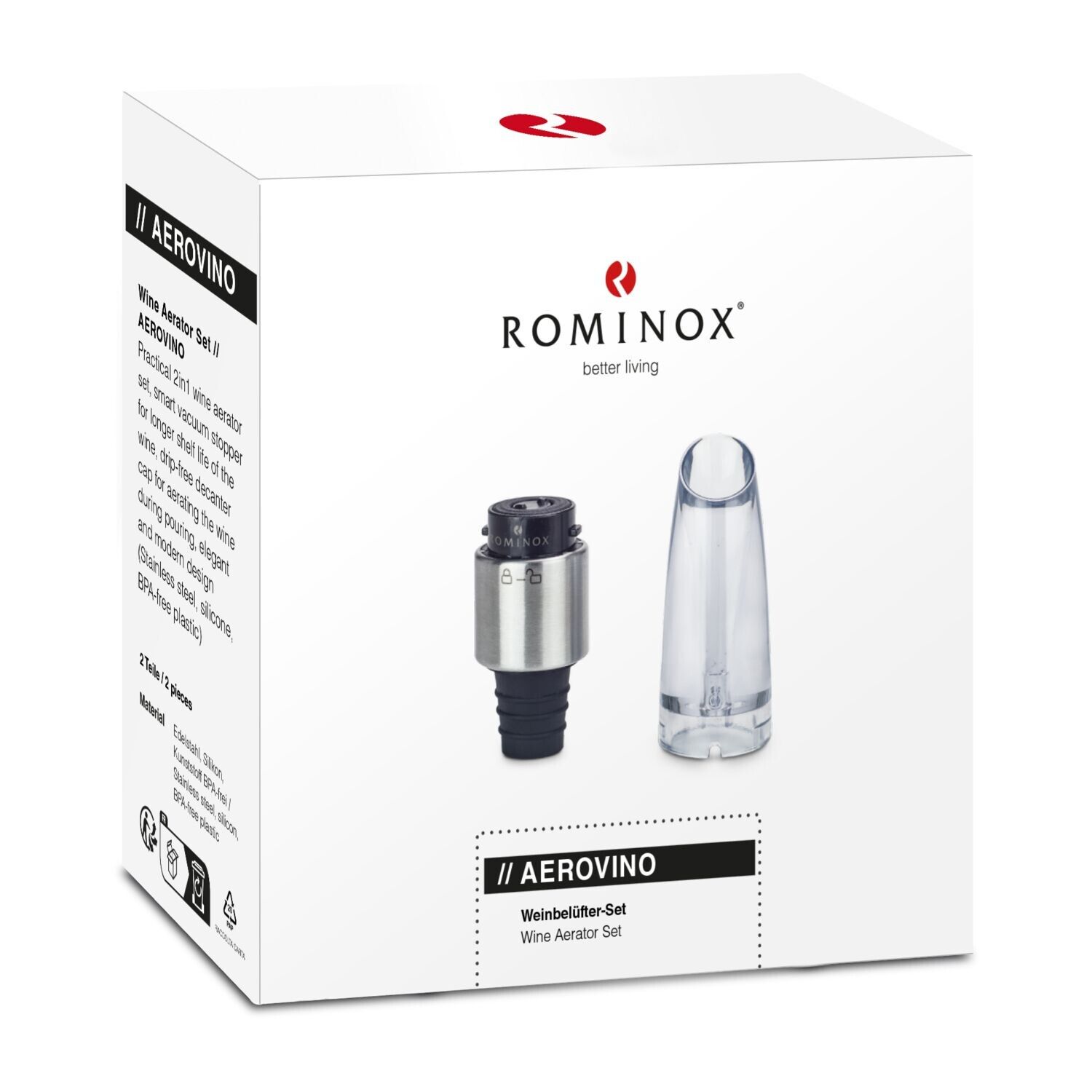 ROMINOX® Weinbelüfter-Set Aerovino-175
