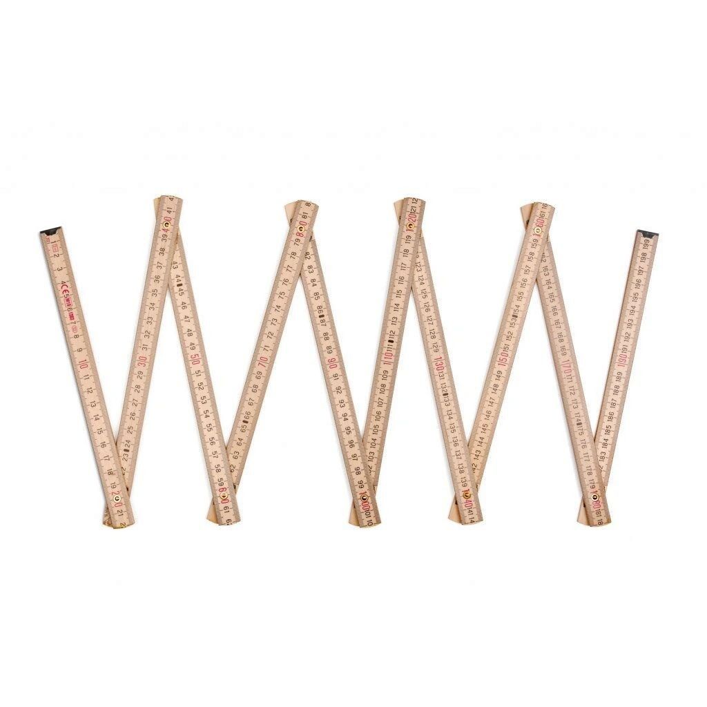 BLOCK 52 Holz Zollstock - 2m - natur-168