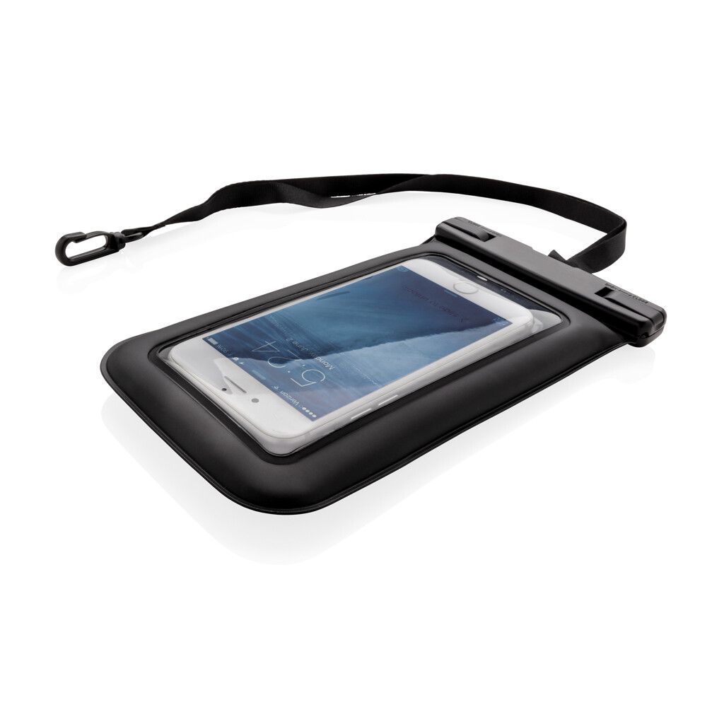IPX8 wasserdichte, schwimmende Telefontasche - schwarz-982