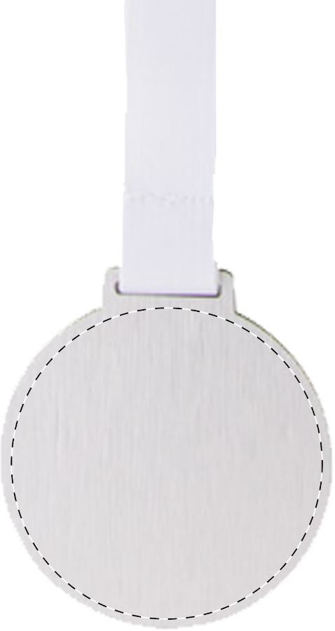 Veredelungsposition Vorderseite der Medaille
