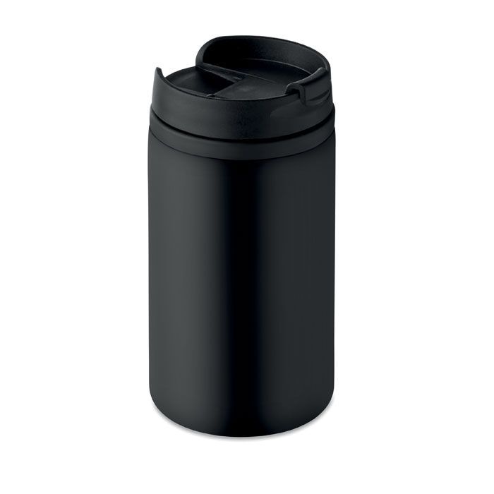Trinkbecher Edelstahl 250 ml FALUN - schwarz-808