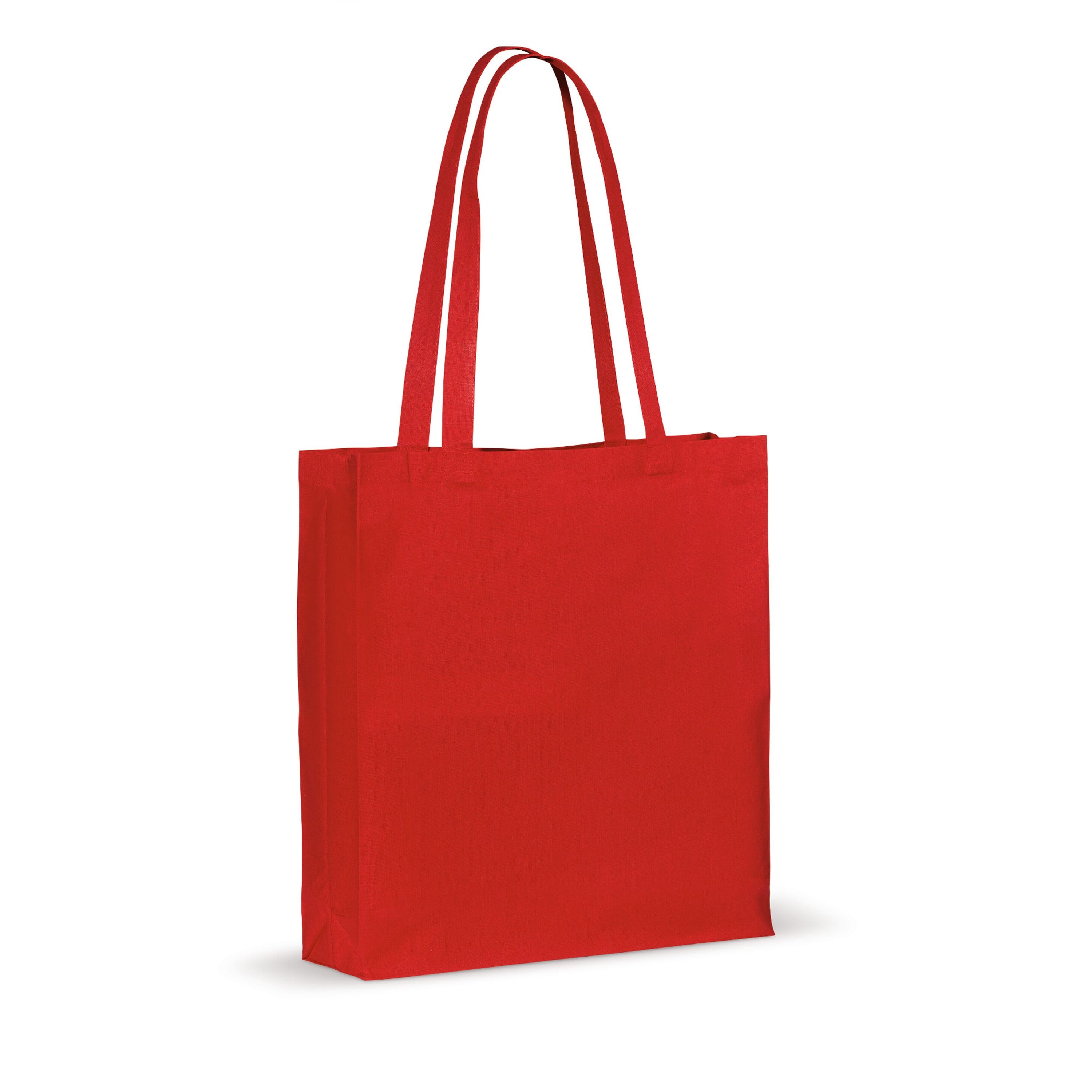 Umhängetasche baumwolle OEKO-TEX® 140g/m² 38x10x42cm - rot-690