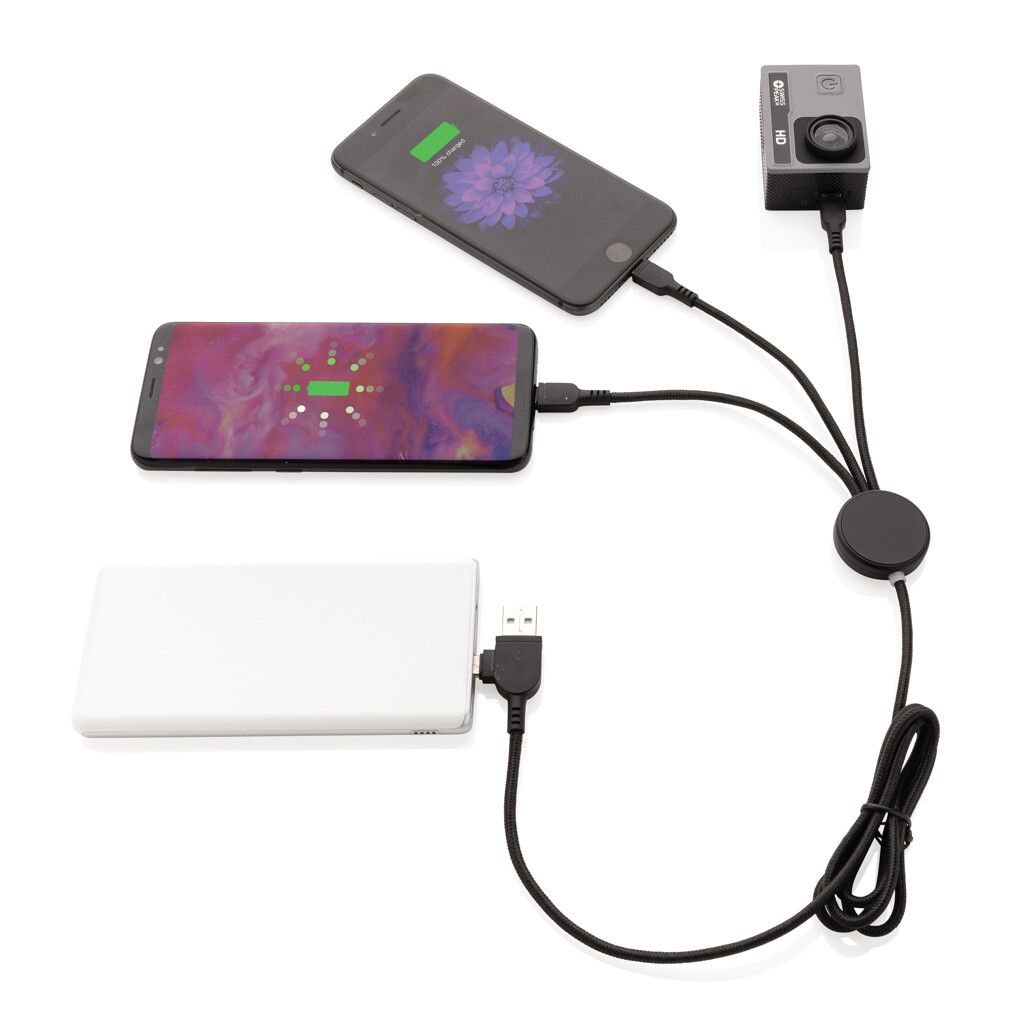 Light-Up Logo 6-in-1 Kabel - schwarz-201