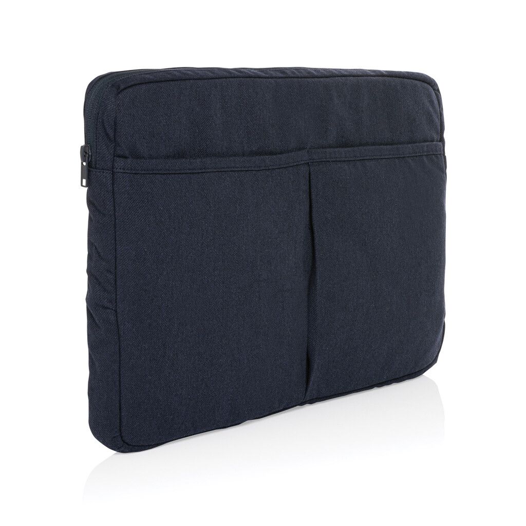 Laluka AWARE™ 15,6" Laptoptasche aus recycelter Baumwolle - navy blau-619