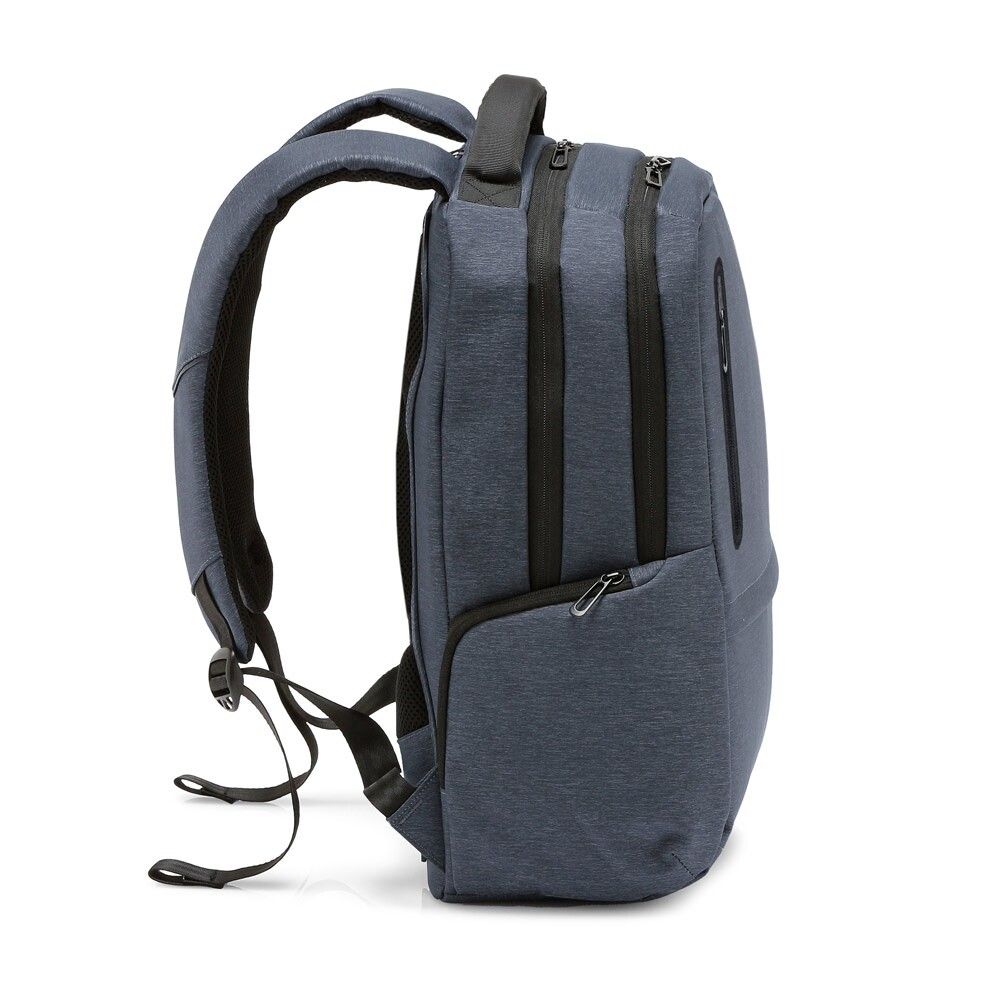 RE-BOSTON Wasserdicht Laptop-Rucksack aus recyceltem Nylon - blau-265