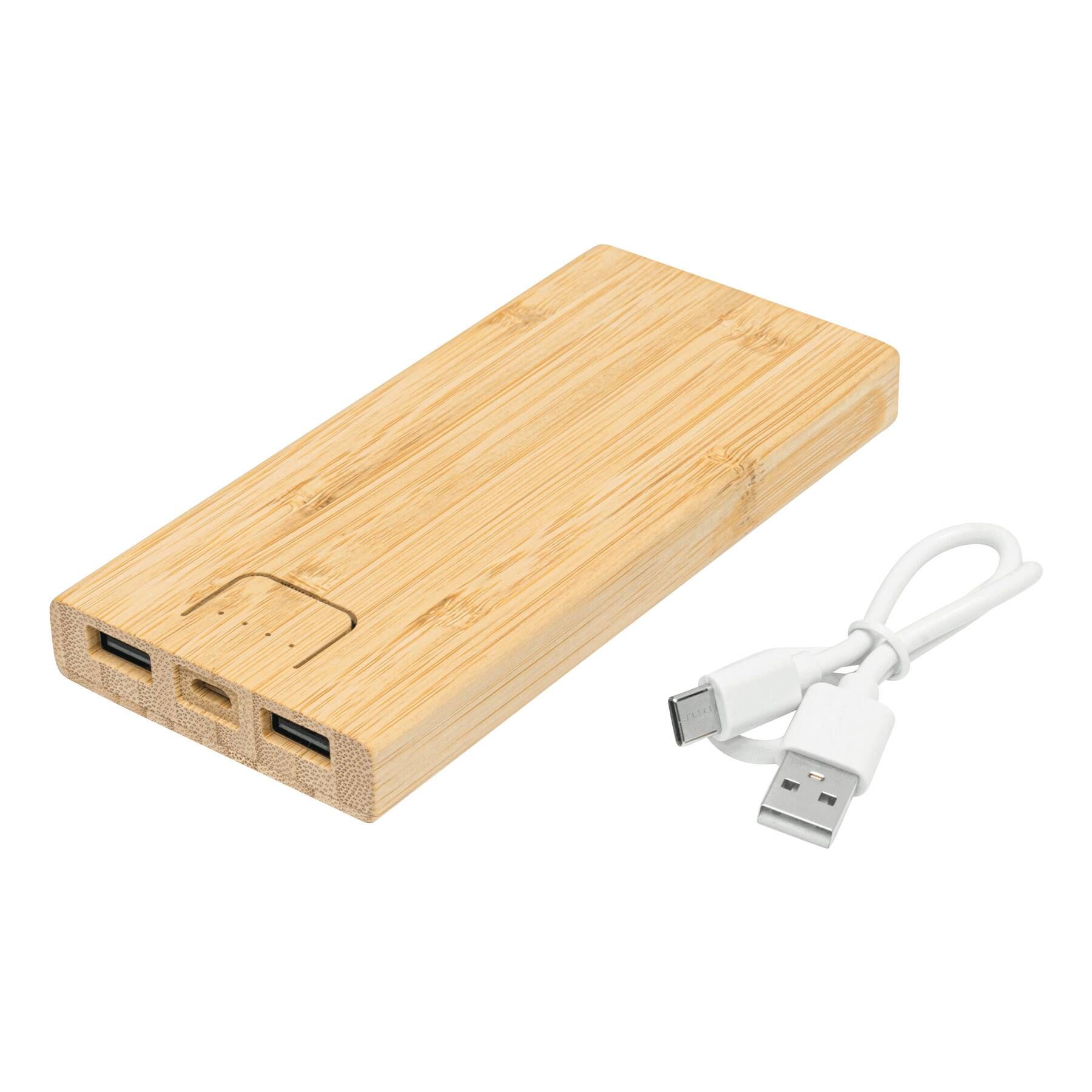 Powerbank BAMBOO ENERGY - braun-102