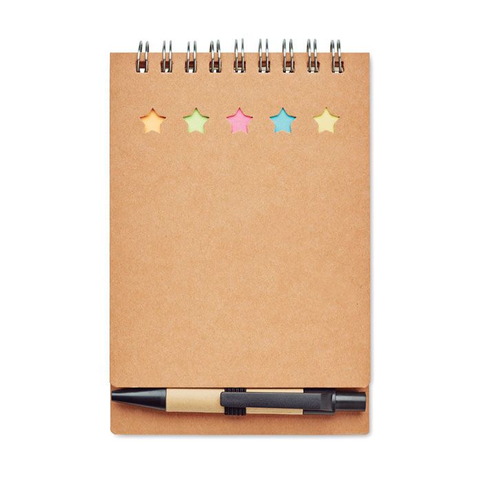 Notizbuch mit Klebezetteln MULTIBOOK - beige-301