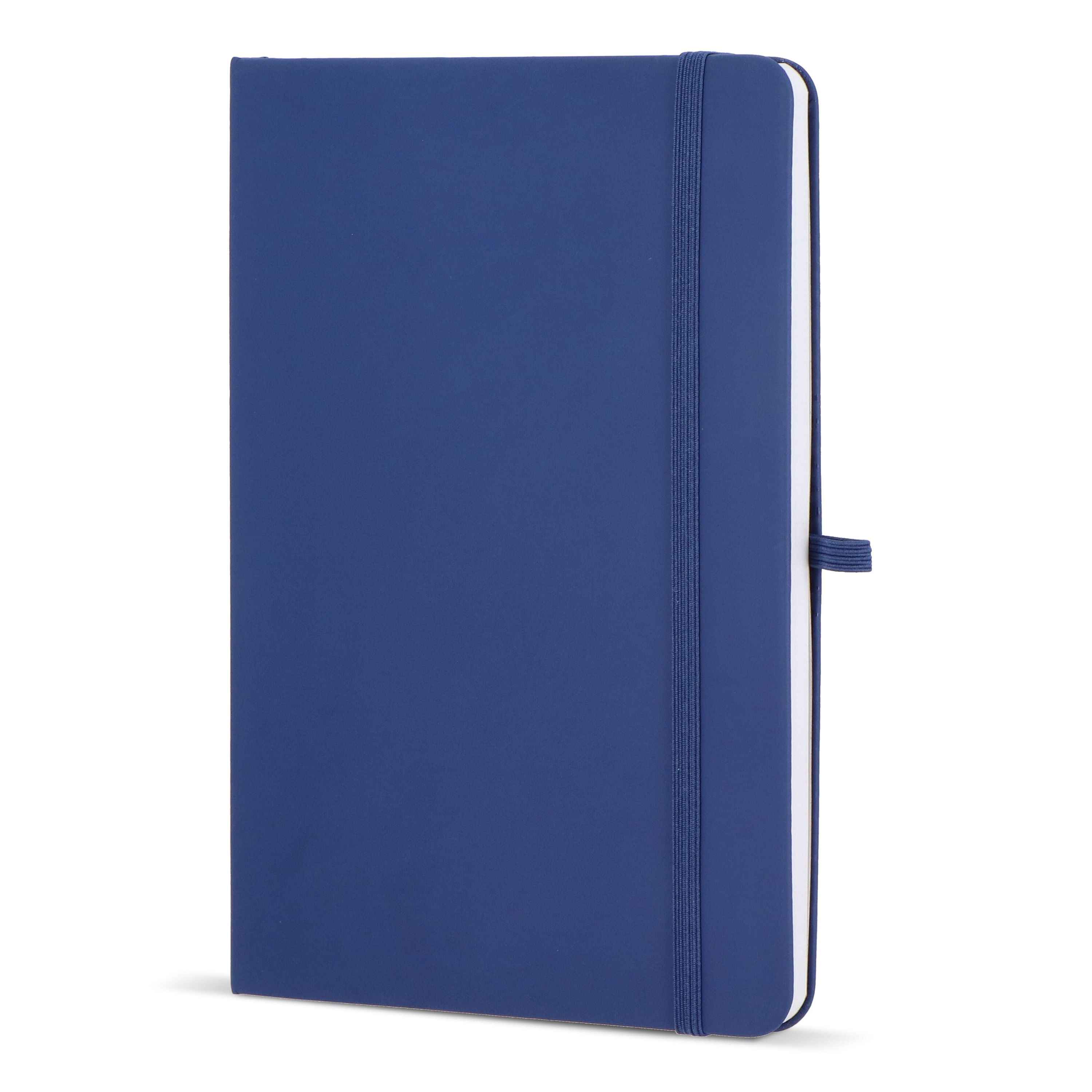 Notizbuch Olmo Hardcover PU A5 mit Haftnotizen - dunkelblau-38