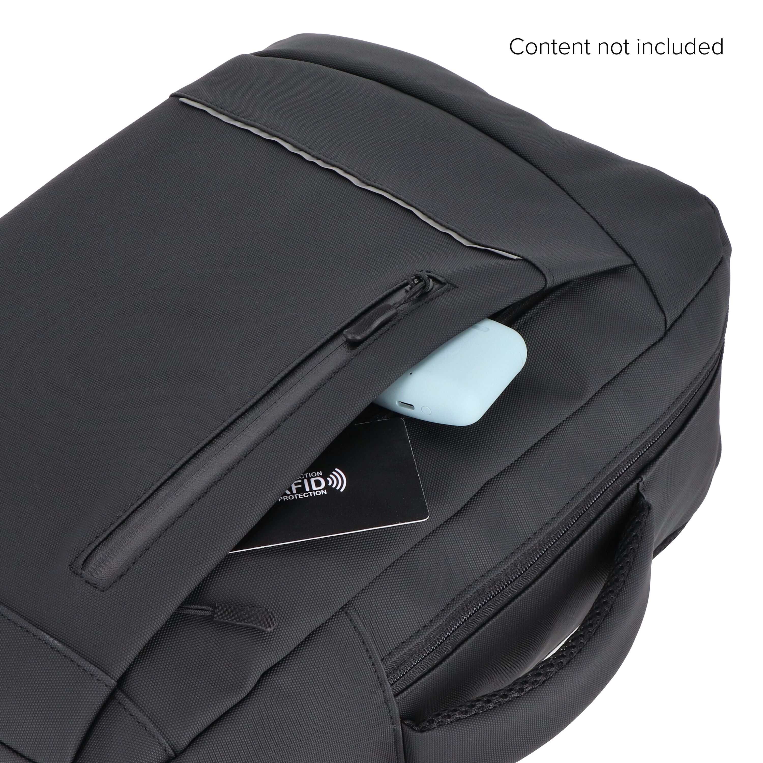PU Osaka Laptop-Rucksack - schwarz-775