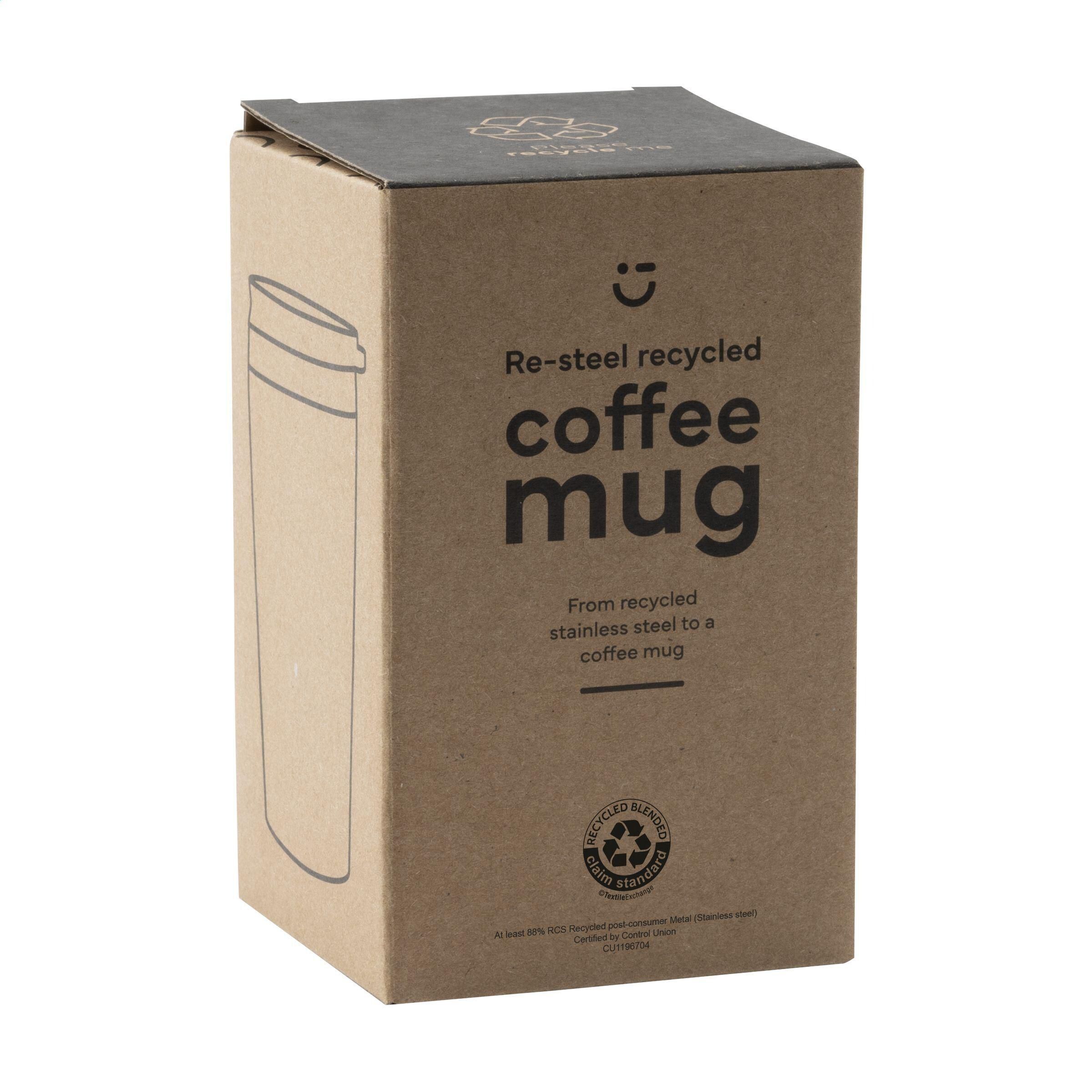 Re-Steel RCS Recycled Coffee Mug 380 ml Thermobecher - beige-79