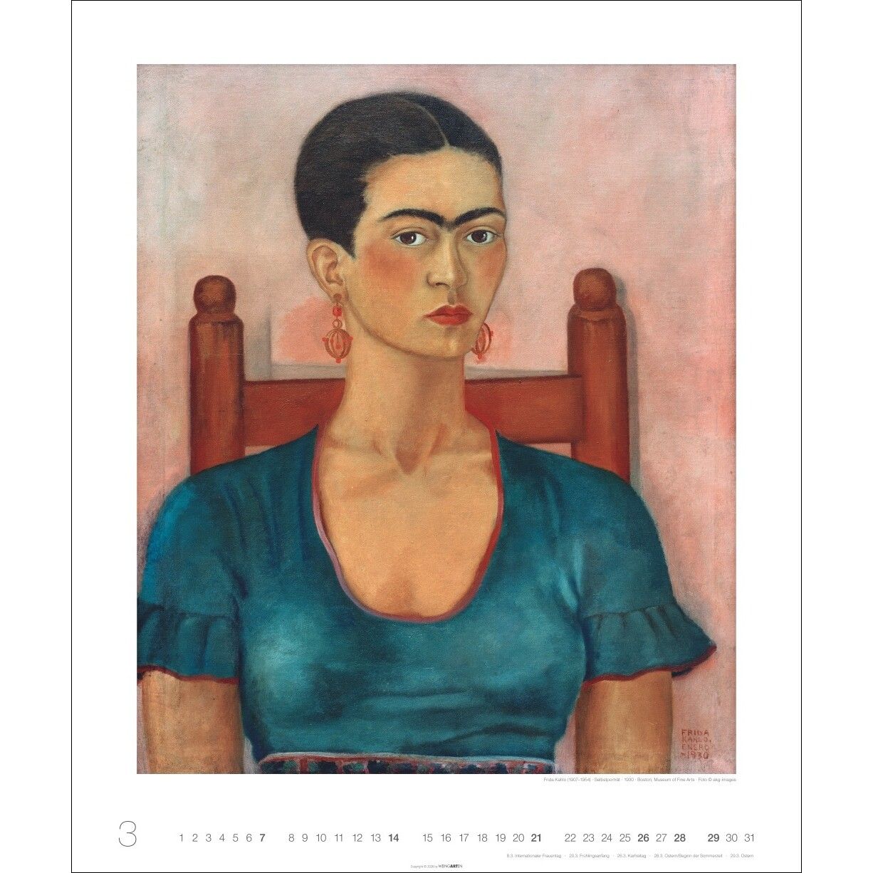 Frida Kahlo Edition - Kunst & Kultur Kalender-706