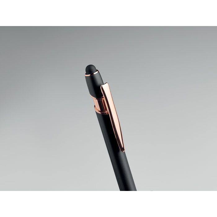 Druckkugelschreiber Aluminium SCRIBBLE - schwarz-585
