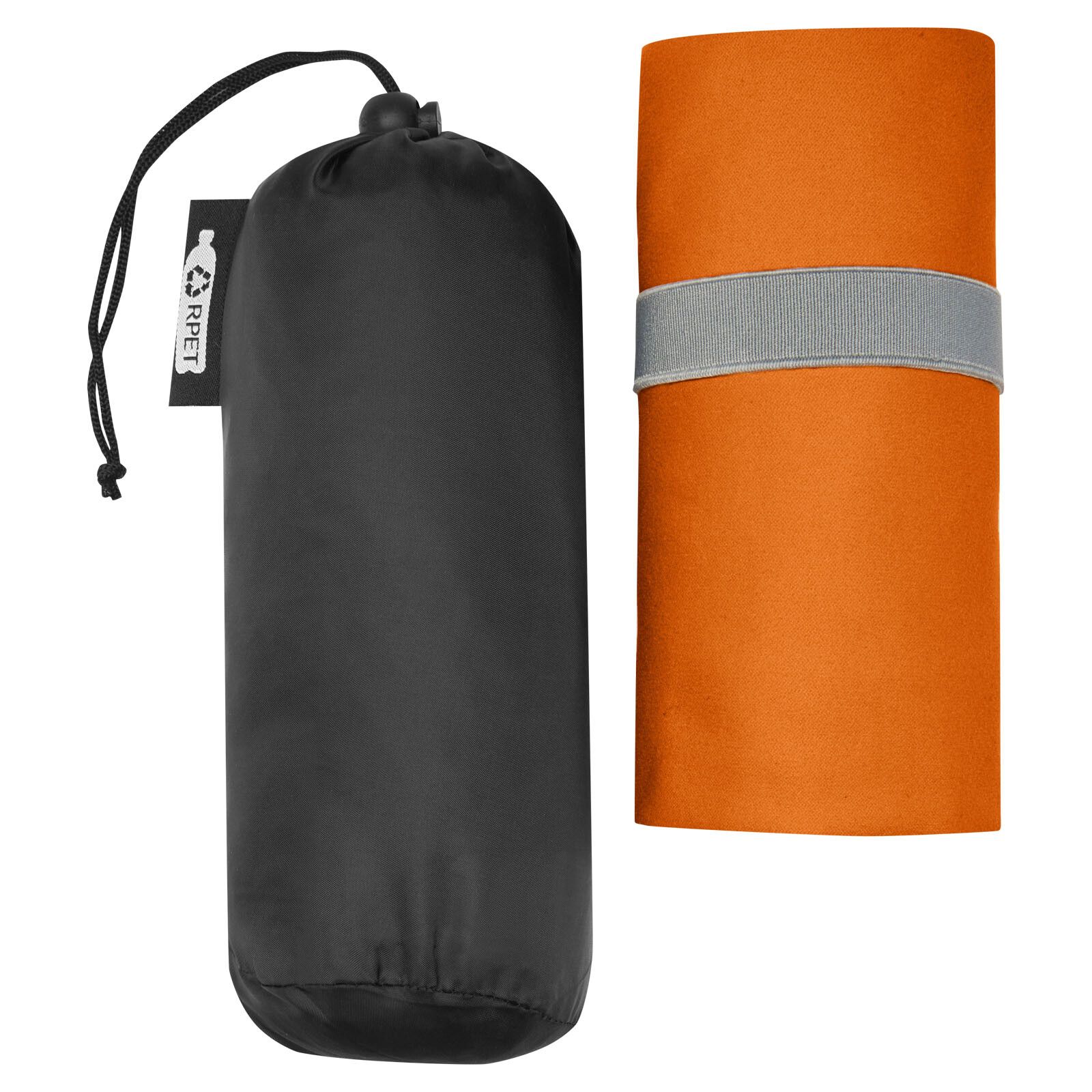 Pieter ultraleichtes und schnell trocknendes Handtuch aus rPET 130 x 80 cm - orange-754