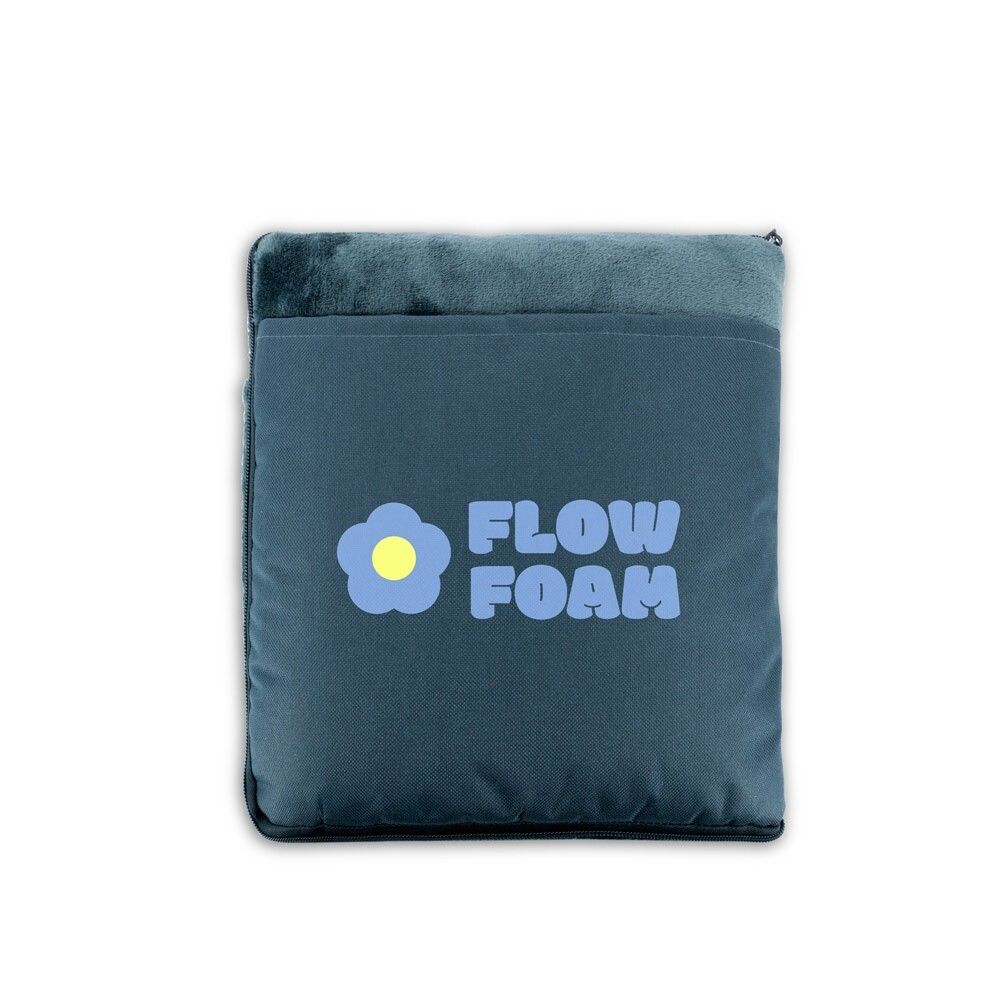 SNUGGY 3-in-1-Set aus Fleece-Gewebe (220 g/m²) ideal für Reisen - blau-738