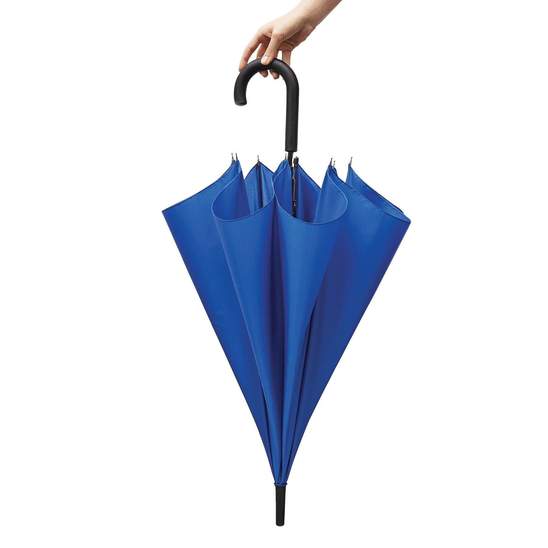 Windproof-Stockschirm WIND - blau-409
