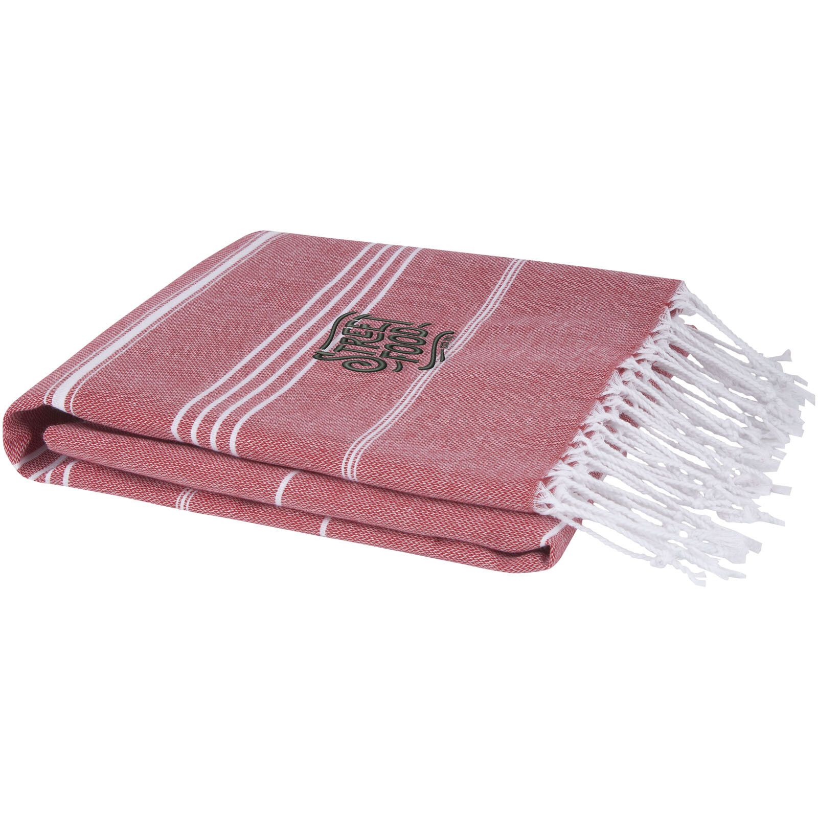 Anna 150 g/m² Hammam Baumwollhandtuch 100 × 180 cm - rot-91