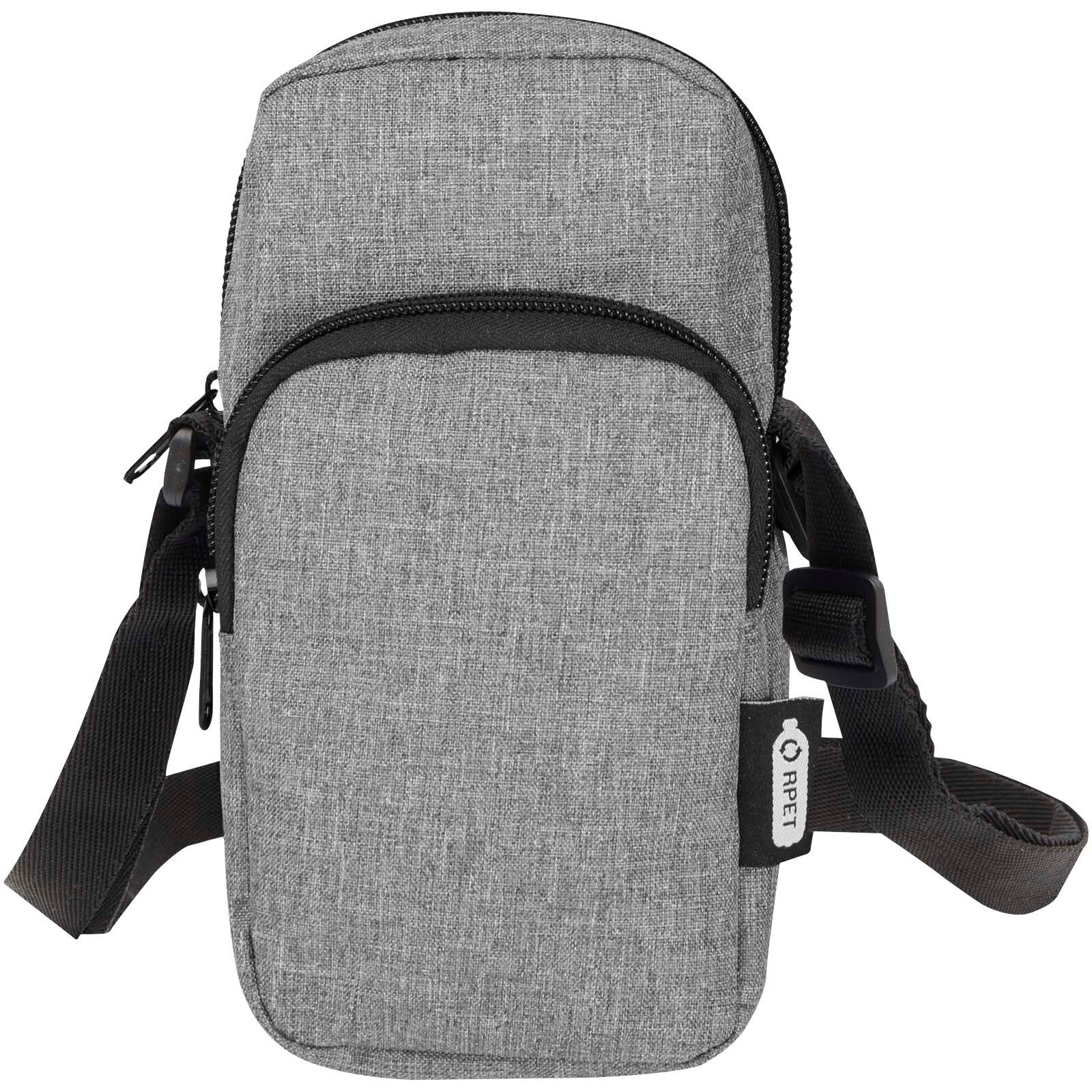 Ross Handytasche aus recyceltem GRS-Material - heather grau-214