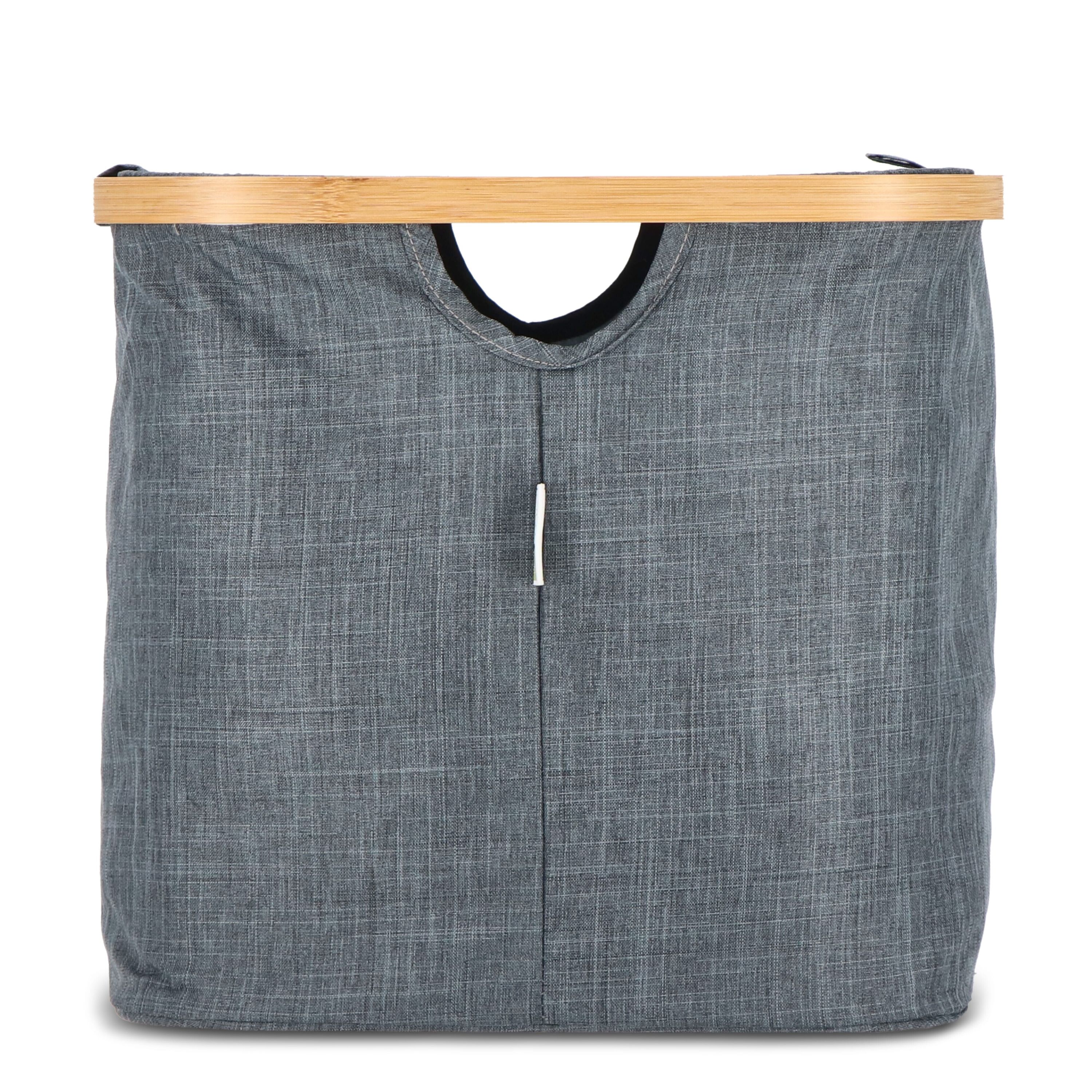 InSideOut faltbarer Korb mit Deckel Sogne 40,5 x 33 x 30cm rPET - dunkelgrau-569