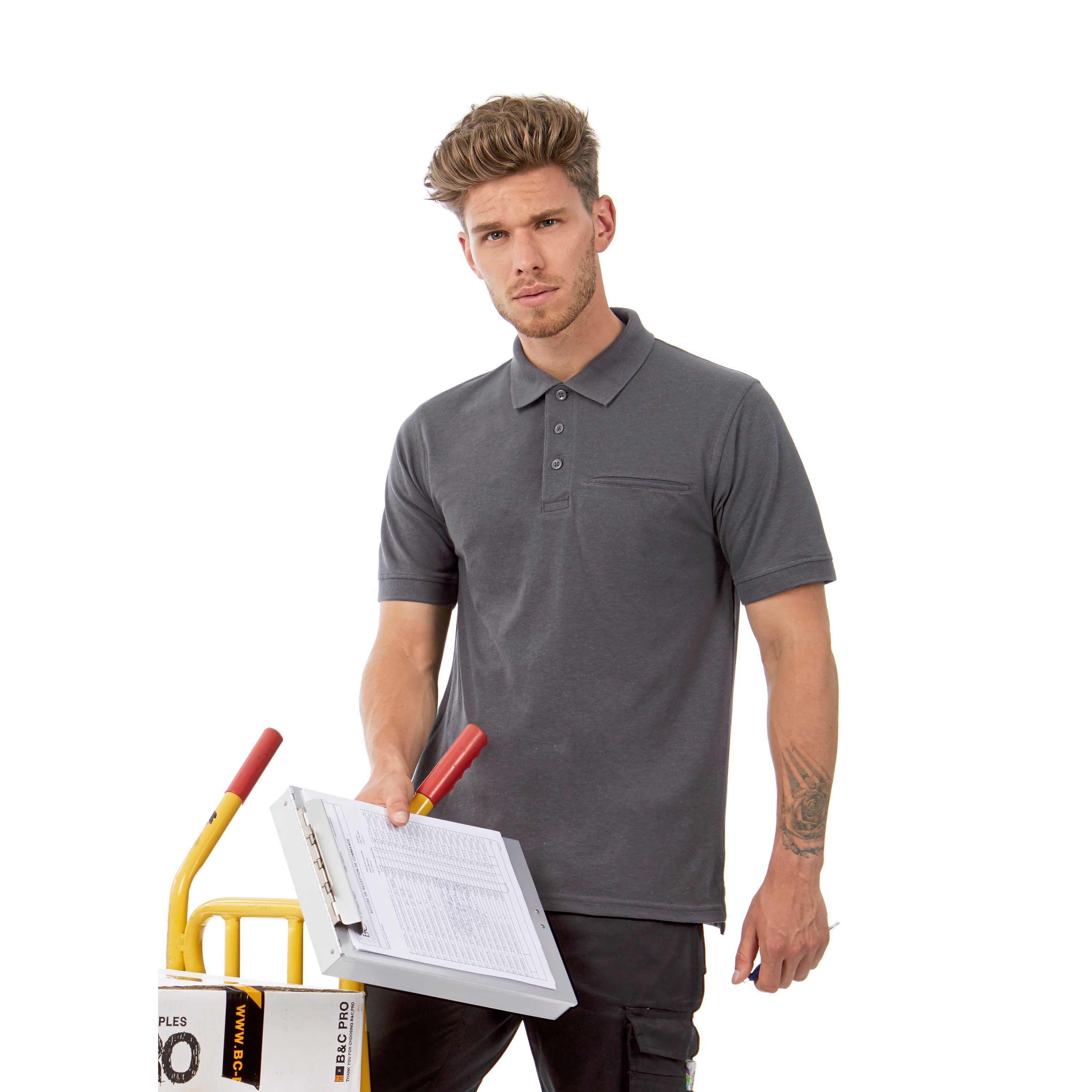 Energy Pro Polo für Herren - black - XXL-261