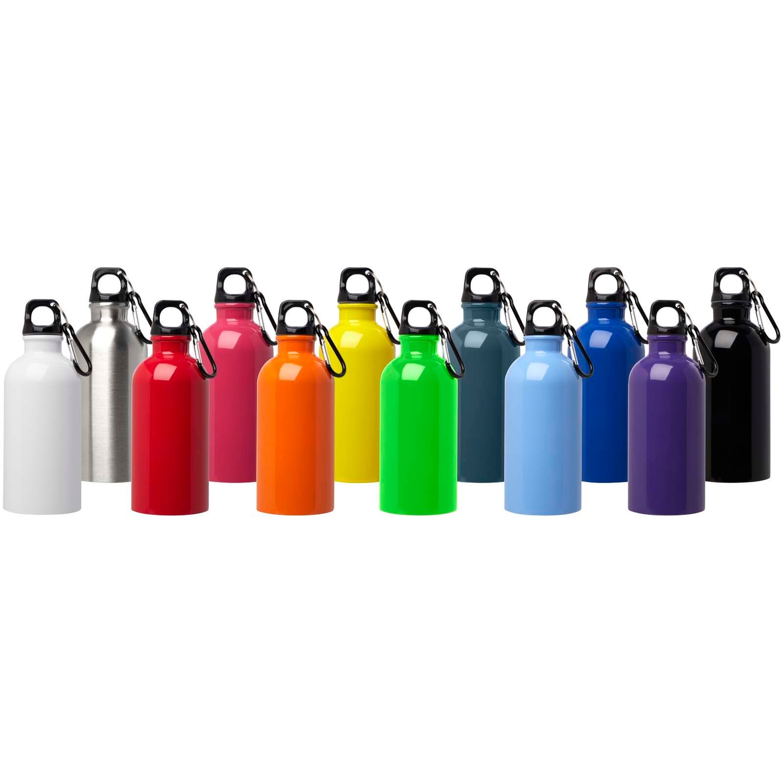 Oregon 400 ml RCS-zertifizierte, einwandige Trinkflasche aus Edelstahl mit Karabinerhaken - apfelgrün-62