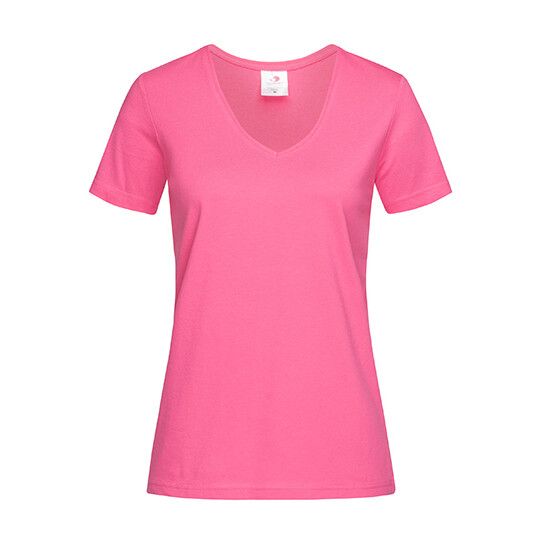 Classic-T V-Neck Women - sweet pink-350